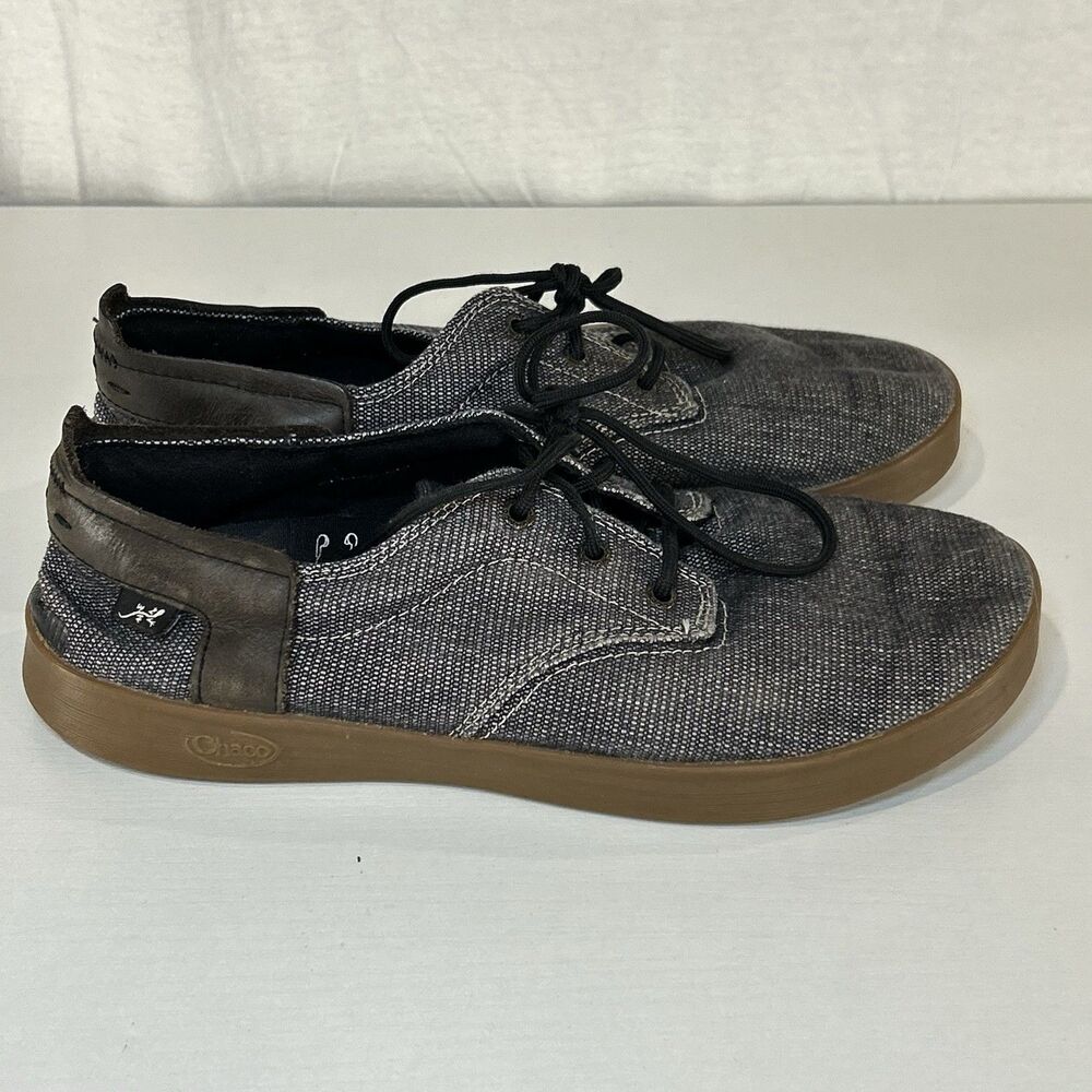 Chaco Davis Men's Blue Canvas Shoes Casual Sneakers Sz 8.5